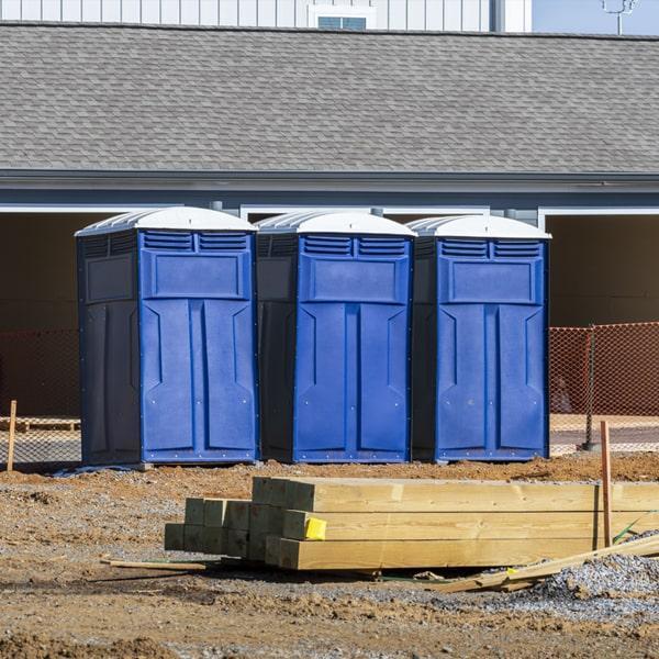Heavy-duty construction site porta potty in Brainerd, Minnesota